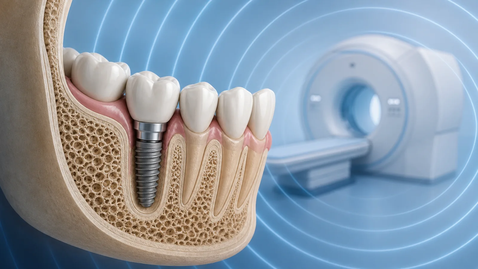 ایمپلنت دندان در میدان MRI و بررسی ایمنی تصویربرداری ایمپلنت دندان و دستگاه MRI؛ بررسی ایمنی انجام امآرآی